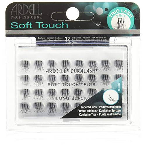 Ardell Soft Touch Trio Individuals Knotted, Long Black