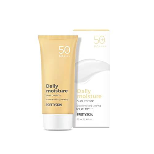 PRETTYSKIN Waterproof Long-wearing Facial Sunscreen SPF50+ / PA++++ 2.36 fl.oz.( 70ml) (Daily Moisture)