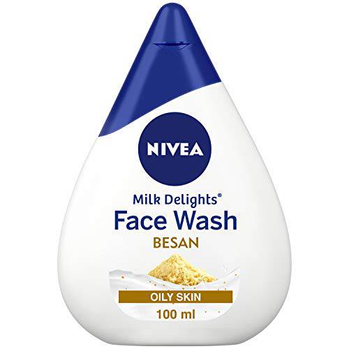 NIVEA Face Wash, Milk Delights Fine Gramflour(Oily Skin), 100ml