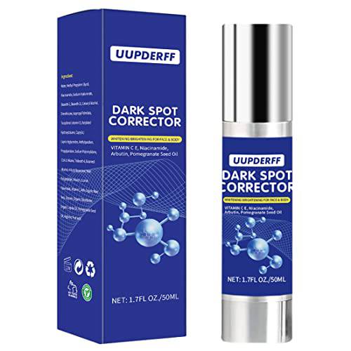 UUPDERFF Dark Spots Corrector Cream for Face - Dark Spots Freckles Sun Age Hyperpigmentation Remover Skin Lotion - for Knees Elbows Underarms Thighs Armpit Bikini Sensitive Areas