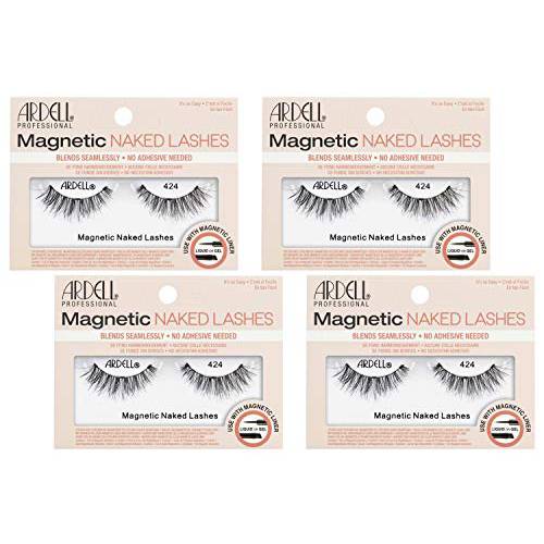 Ardell Magnetic Naked Lashes 424, 4-Pack