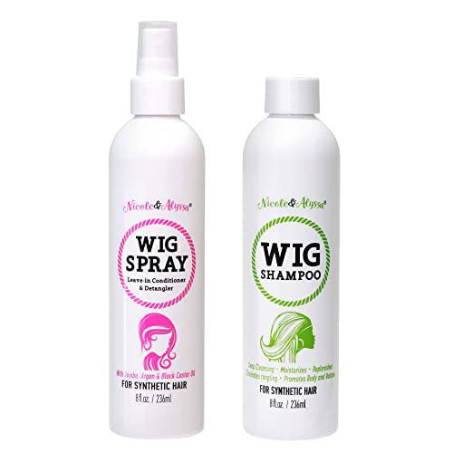 [ Nicole & Alyssa ] Wig Spray & Shampoo SET - Synthetic Wig Care Solution