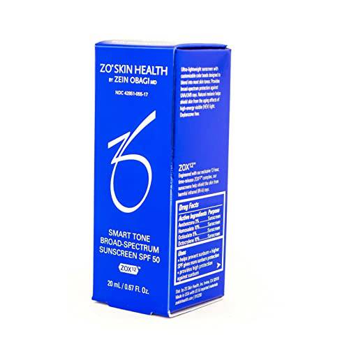 ZO Skin Health Smart Tone Broad-Spectrum Sunscreen SPF 50 Travel Size 0.67 Fl Oz