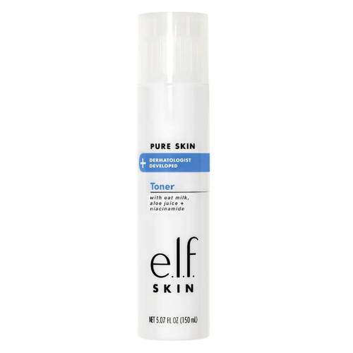 e.l.f. Pure Skin Toner, Gentle, Soothing & Exfoliating Daily Toner, Helps Protect & Maintain The Skin’s Barrier, 6 Oz