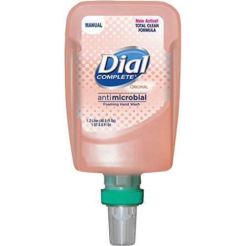 Dial Complete Original Antibacterial Foaming Hand Wash, FIT Universal Manual, 1.2L Dispenser Refill (Pack of 3)