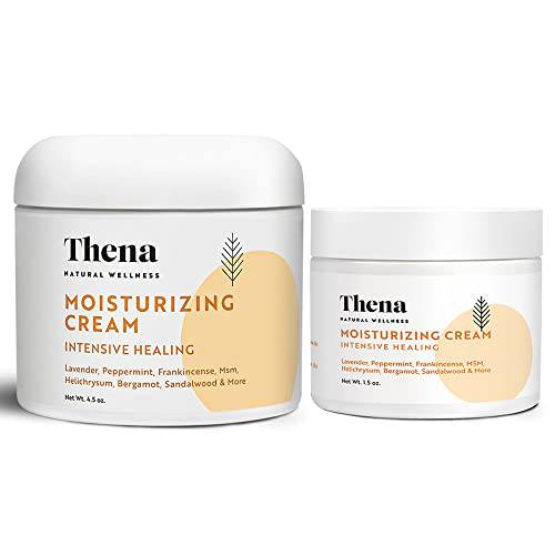 THENA Natural Wellness Healing Cream Intensive Healing 4.5 Ounce + 1.5 Ounce (Travel Size)