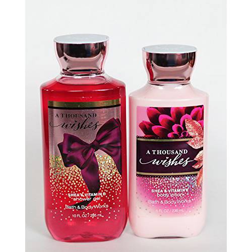 Bath and Body Works A Thousand Wishes Gift Set of Shower Gel and Lotion