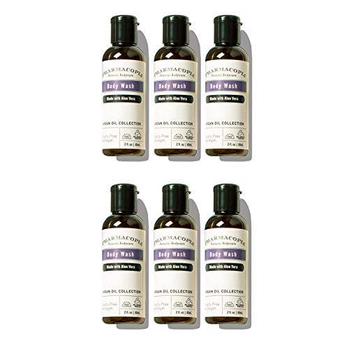 Pharmacopia Body Wash - Argan Oil Hotel Collection - Moisturizing Shower Gel with Natural & Organic Ingredients – Vegan Bodywash for Men & Women, 16.2 oz