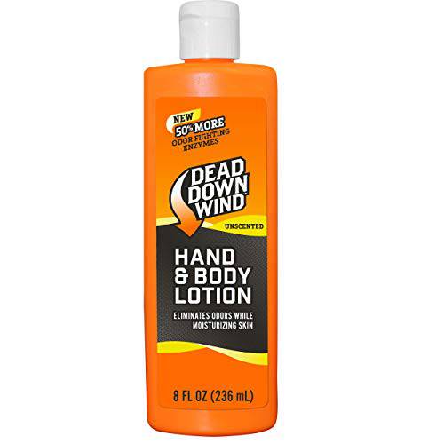 Dead Down Wind Odorless Hand & Body Lotion - Unscented - Odor Elimination for Hunting Gear