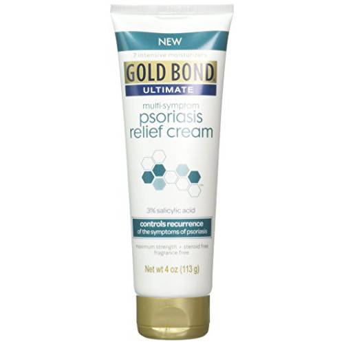Gold Bond Ultimate Multi-Symptom Psoriasis Relief Cream 4 Ounce (Pack of 3)