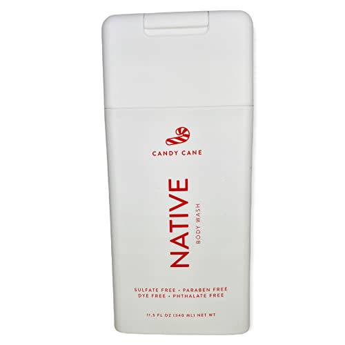 Native Body Wash Candy Cane 11.5oz Sulfate and Paraben Free Soap