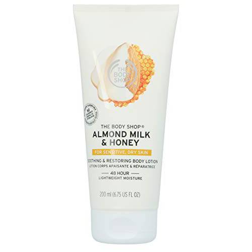 The Body Shop Almond Milk Creamy Body Lotion, For Very Dry Skin, 72HR Moisture, 6.7 US Fl Oz, Vegan