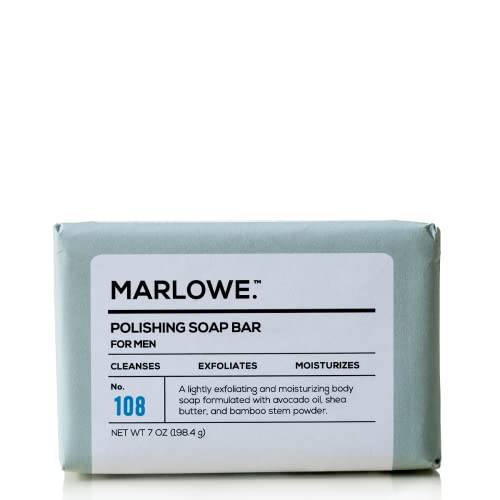MARLOWE. No. 108 Polishing Soap Bar | Best Cleansing & Moisturizing Bar for Men