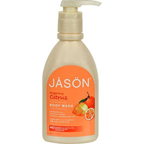 Jason Natural - Satin Body Wash, Citrus w/Pump, 30 oz