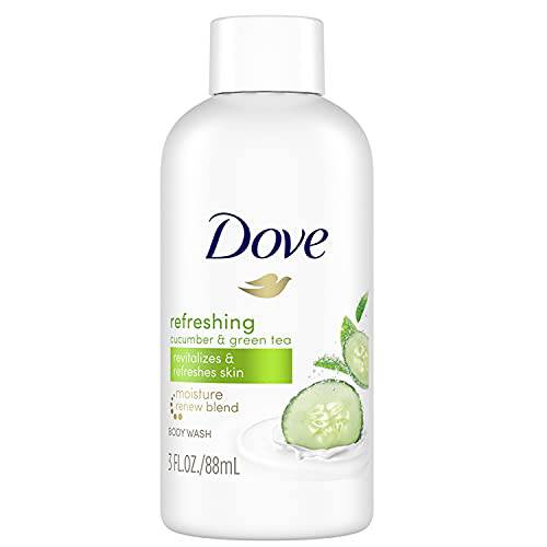 Dove Go Fresh Body Wash Cucumber And Green Tea 3 Ounce (Pack of 24)