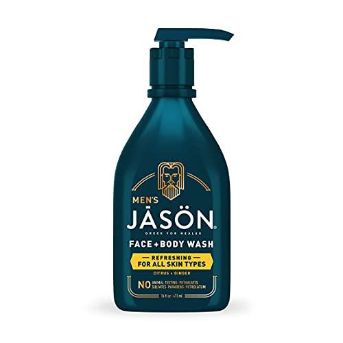Jason Men’s Refreshing 2-in-1 Face & Body Wash, 16 oz