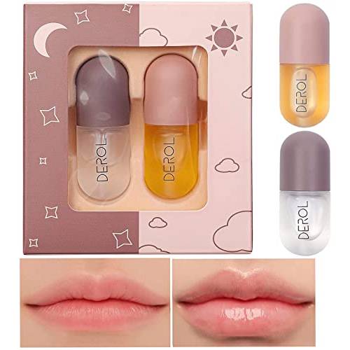 Derol Lip Plumper: Natural Lip Plumper and Lip Care Serum, Lip Enhancer for Fuller, Lip Mask, Beautiful Fuller, Hydrating & Reduce Fine Lines
