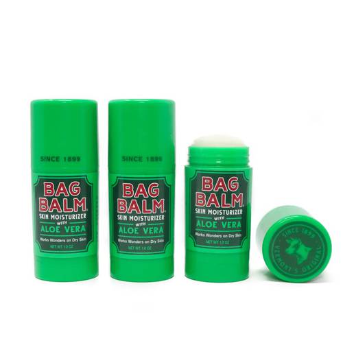 Vermont’s Original Bag Balm | Balm Stick with Aloe Vera for Dry Skin, Chafing and Skin Irritations - Pack of 3