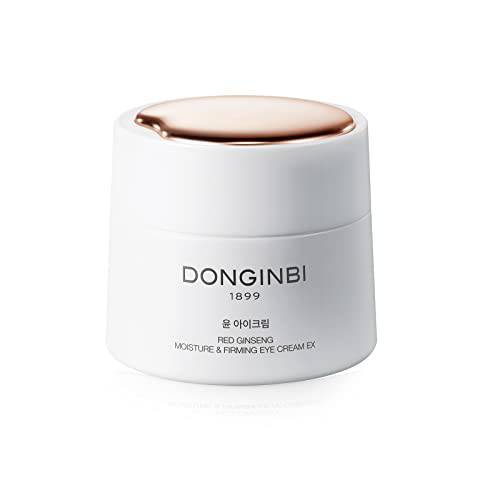DONGINBI Red Ginseng Moisture & Firming Eye Cream EX Highly-Concentrated Anti Aging moisturizing Cream for Wrinkles, Dark Circles, Fine Lines, Under Eye Bags- Puffiness-0.88 oz by Korea Ginseng Corp