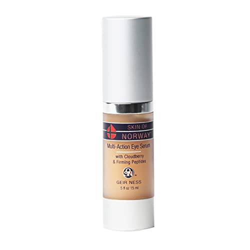 Geir Ness Skin of Norway Multi-Action Eye Serum - Cloudberry & Firming Peptides - Illuminate Dark Circles- For Tired and Puffy Eyes