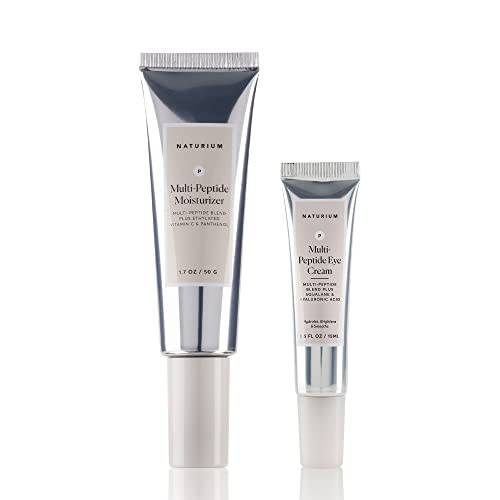 Naturium Multi-Peptide Duo, Eye Cream & Moisturizer, Firming & Smoothing Skincare Treatment