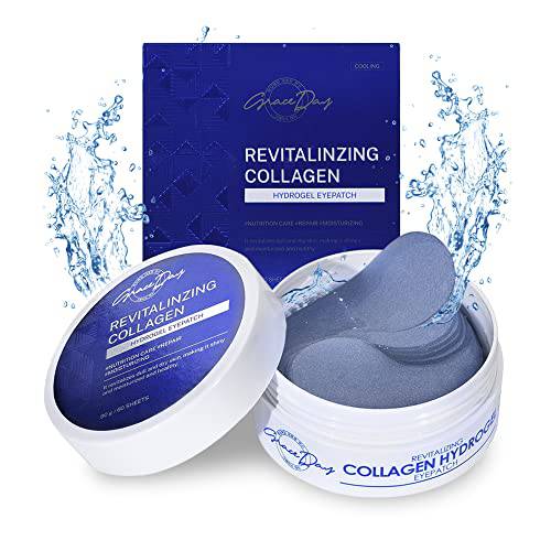 Collagen Under Eye Patches, Eye patches for puffy eyes, Hydrogel Anti-Wrinkle Under Eye Patches, Treatment for puffy eyes, Eye Bags, Dark Circles Under Eye Puffiness, Eye Patch with Hyaluronic Acid and Peptides, 30 pairs, Made in Korea