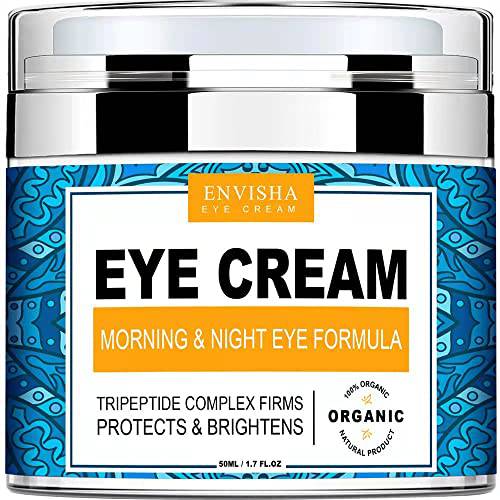 AIWEI Eye Cream - Upgraded Eye Gel for Fine Lines, Dark Circles, Puffiness and Bags, Under Eye Cream Moisturizer with Hyaluronic Acid for Men & Women - 1.7 fl oz