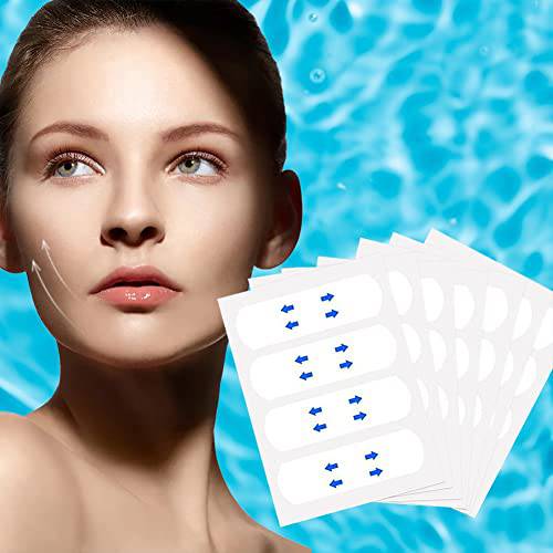Face Lift Tape Invisible, 120PC Instant Face Lifting Sticker,Face Tape Lifting Invisible, Invisible Waterproof Elasticity Wrinkle Lift Patches, Neck Lift Reduce Double Chin Lifting Saggy Skin