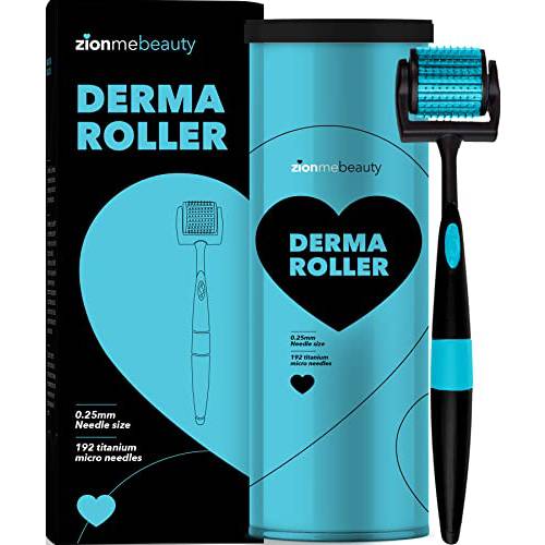 Derma Roller for Face & Body, 0.25mm Needle Roller Face, 192 Titanium Pin Roller, Micro needling Derma Roller Microdermabrasion, Micro Derma Roller, Derma Roller Needle for Skin Care,Hair Derma Roller