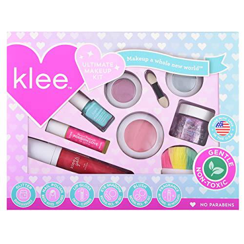 Klee Naturals Ultimate Makeup Kit - Next Level Glow. Gentle and Non-Toxic. Made in USA.