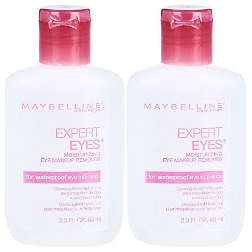 Maybelline New York Expert Eyes Moisturizing Eye Makeup Remover, 2 Count