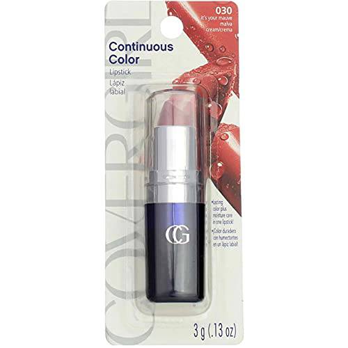 CoverGirl Continuous Color Lipstick, It’s Your Mauve [030], 0.13 oz (Pack of 5)