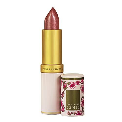 Lipstains Gold All-In-One Lipstick - Super Rich Conditioning Ingredients, Amazing Staying Power, Smudge Proof and a Diverse Color Range - From the UK (Sweet Apricot)