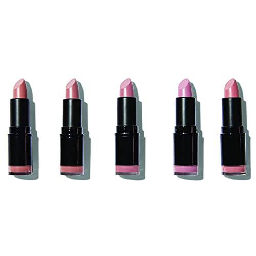 Revolution Pro Lipstick Collection, Matte Lipstick Set, Nude Lipstick, Cruelty-Free, Bare, 5x0.11oz/3.2g