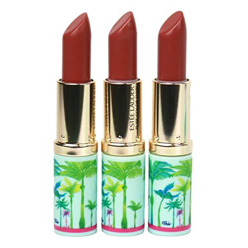 Pack of 3 x Estee Lauder Pure Color Envy Sculpting Lipstick 440 Irresistible, 0.12 oz each Sample Size Unboxed