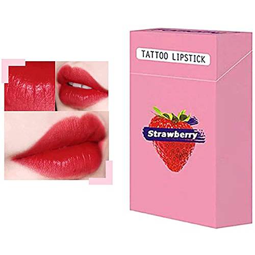 TacTattoo Tattοο Lipstick Swab Lip Tint, Classic Strawberry