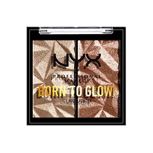 NYX PROFESSIONAL MAKEUP Born To Glow Icy Highlighter Duo - Platinum Status
