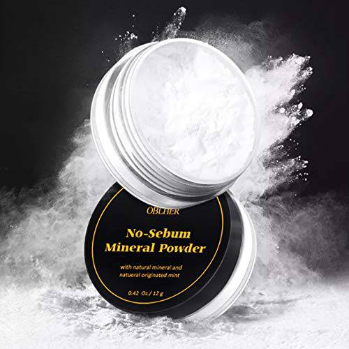 Loose Face Powder 0.42 Oz Free Oil-Control Loose Powder, Loose Setting Powder, Mineral Matte Finishing Powder, Lightweight, Imperfections Sheer, Radiant Finish. A Creamy-White Complexion Cool Tone Makeup Powder Face Powder, for Setting , Lightweight, Long Lasting, Pack of 1 (Ivory white)