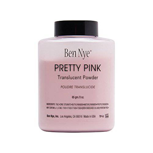 Ben Nye Translucent Powder Pretty Pink Face Powder 90ml (85gm) by Ben nye