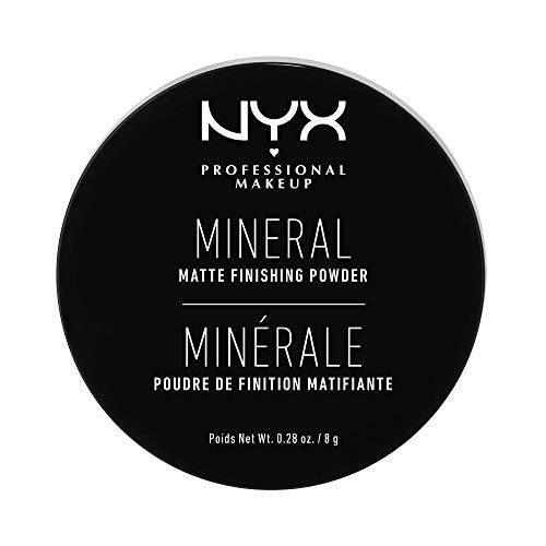 NYX PROFESSIONAL MAKEUP Mineral Matte Finishing Powder, Loose Setting Powder - Light/Medium