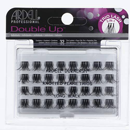 Ardell Double Up - Knotted Flare Trios - Long Black