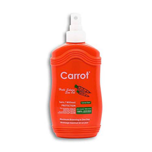 Carrot SunÂ Papaya Tan Accelerator Spray Oil with Papaya Oil & L-Tyrosine for a Golden tan-Fast 200ml