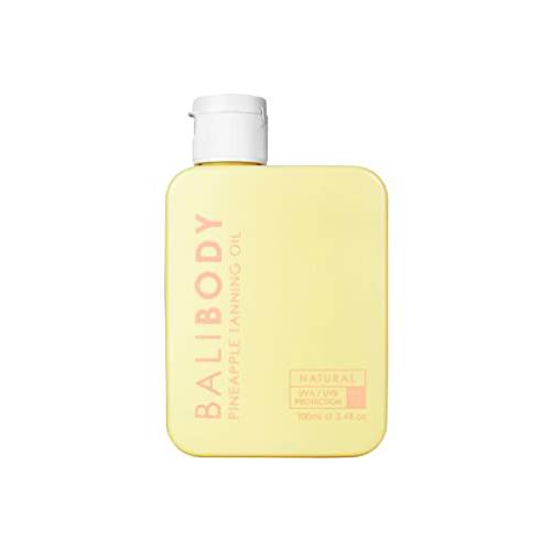BALI BODY Pineapple Tanning Oil (SPF 6 & SPF 15) | Enriched with pineapple extract and coconut oil to give your skin a deep sun-kissed glow while firming the skin and repairing uneven skin tone | 100ml/3.4fl oz | 100% Australian Made & Vegan