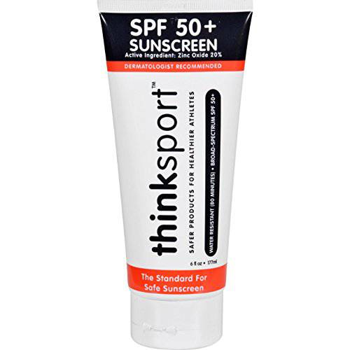 Thinksport Sunscreen - Safe - Spf 50 Plus - Family Size - 6 Oz