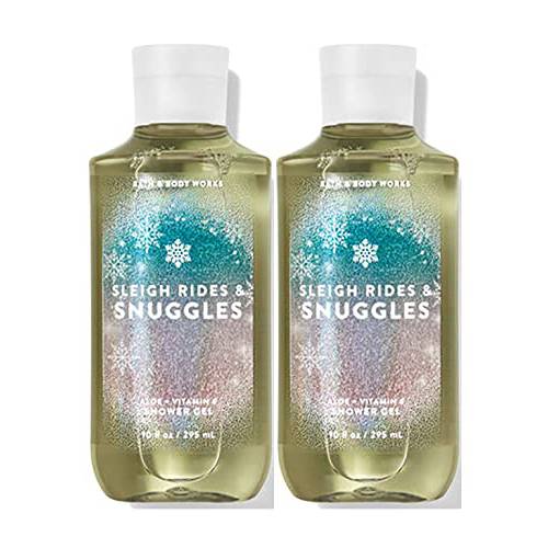 Bath and Body Works Sleigh Rides & Snuggles Shower Gel Gift Sets 10 Oz 2 Pack (Sleigh Rides & Snuggles)
