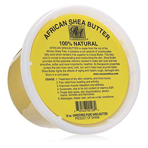 RA COSMETICS Raw African Shea Butter 16 oz