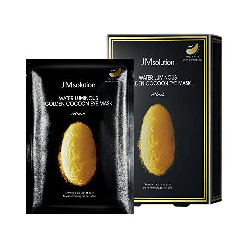 JMSOLUTION Water Luminous Golden Cocoon Eye Mask 10’s -Reducing fine lines, provide rich nutrition, and high moisture retention. Highly enriched hydrogel essence eye patch mask
