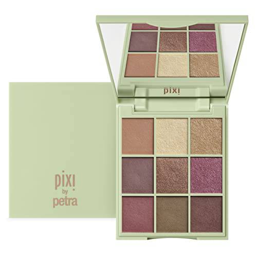 Pixi Beauty Eye Effects - Rosette Ray | Eyeshadow 9 Shade Compact Palette | Easy To Apply High Pigment Colour | Paraben-Free | 11.5g