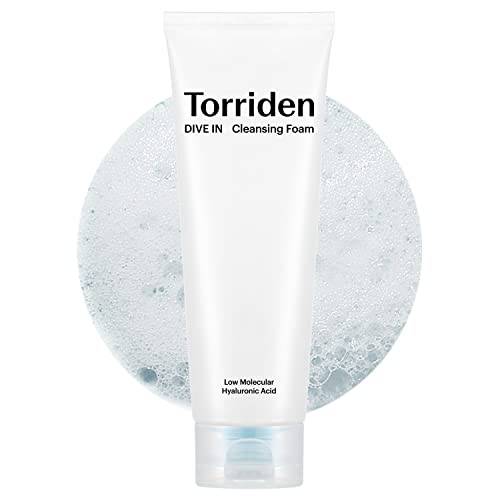 TORRIDEN DIVE-IN Cleansing Foam Face Wash 5.07 fl oz., Hydrating Daily Facial Cleanser for All and Sensitive Skin, with Hyaluronic Acid, Panthenol, Allantoin | Vegan and Cruelty Free Korean Skin Care