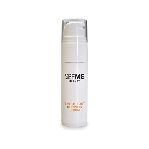 SeeMe Beauty Facial Serum for Mature Skin - Smooth Recovery Beauty Serum, Anti Wrinkles & Fine Lines with Niacinamide, Hyaluronic Acid, Artichoke, Turmeric – No Parabens (1oz)